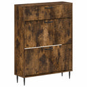 vidaXL Schoenenkast HAARLEM 78 x 24 x 103 cm Bewerkt hout Wit