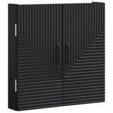 vidaXL Dartbord Kabinet HAARLEM Wit 52,5 x 10,5 x 53,5 cm Bewerkt hout