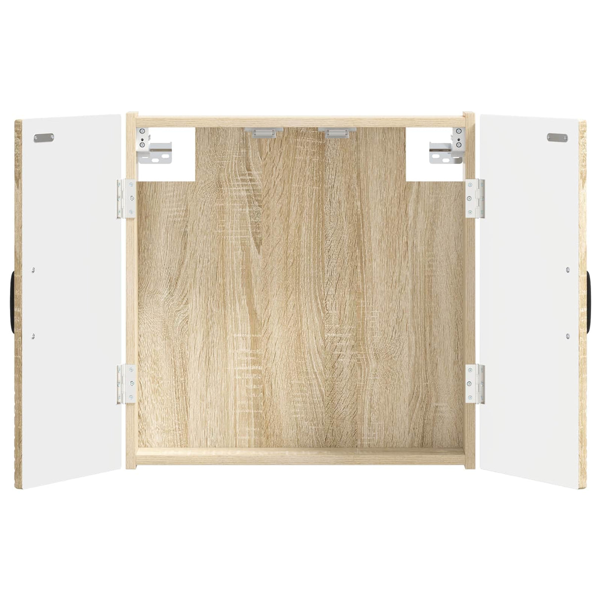 vidaXL Dartbord Kabinet HAARLEM Wit 52,5 x 10,5 x 53,5 cm Bewerkt hout