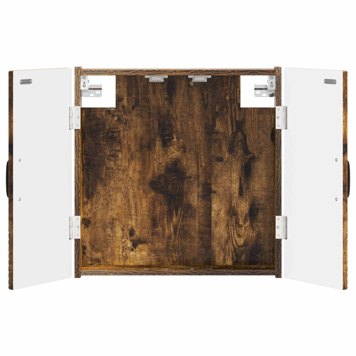 vidaXL Dartbord Kabinet HAARLEM Wit 52,5 x 10,5 x 53,5 cm Bewerkt hout