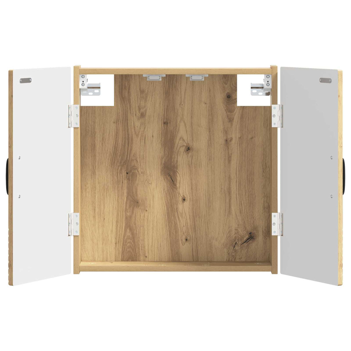 vidaXL Dartbord Kabinet HAARLEM Wit 52,5 x 10,5 x 53,5 cm Bewerkt hout