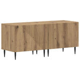 vidaXL Tv-meubel Wit Bewerkt hout