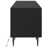 vidaXL LED tv-meubel Wit Bewerkt hout
