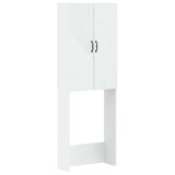 vidaXL Toiletkast HAARLEM Wit 66 x 25,5 x 190 cm Bewerkt hout