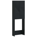vidaXL Toiletkast HAARLEM Wit 66 x 25,5 x 190 cm Bewerkt hout