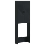 vidaXL Toiletkast HAARLEM Wit 66 x 25,5 x 190 cm Bewerkt hout