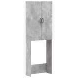 vidaXL Toiletkast HAARLEM Wit 66 x 25,5 x 190 cm Bewerkt hout