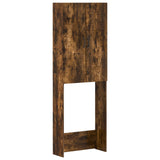 vidaXL Toiletkast HAARLEM Wit 66 x 25,5 x 190 cm Bewerkt hout