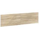 vidaXL Wall-Mounted Headboard HAARLEM White Engineered Wood