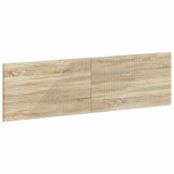 vidaXL Wall-Mounted Headboard HAARLEM White Engineered Wood