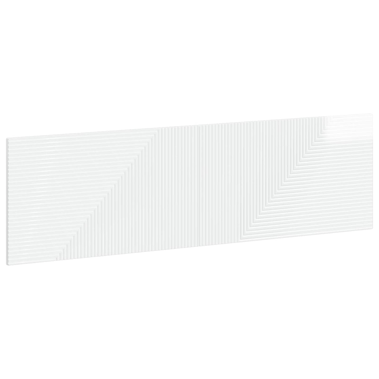 vidaXL Wall-Mounted Headboard HAARLEM White Engineered Wood