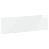 vidaXL Wall-Mounted Headboard HAARLEM White Engineered Wood