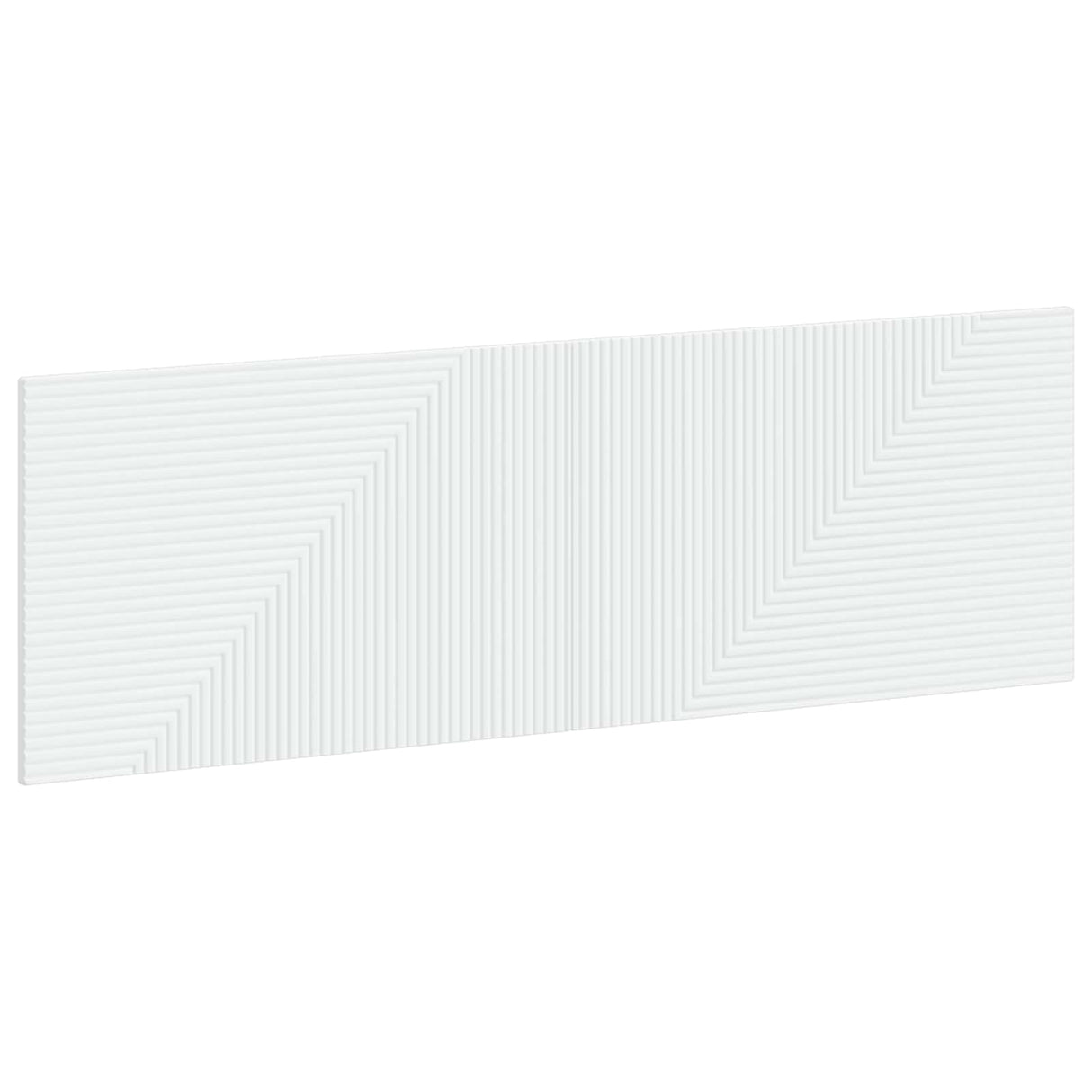 vidaXL Wall-Mounted Headboard HAARLEM White Engineered Wood
