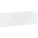 vidaXL Wall-Mounted Headboard HAARLEM White Engineered Wood
