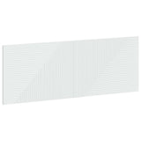 vidaXL Wall-Mounted Headboard HAARLEM White Engineered Wood