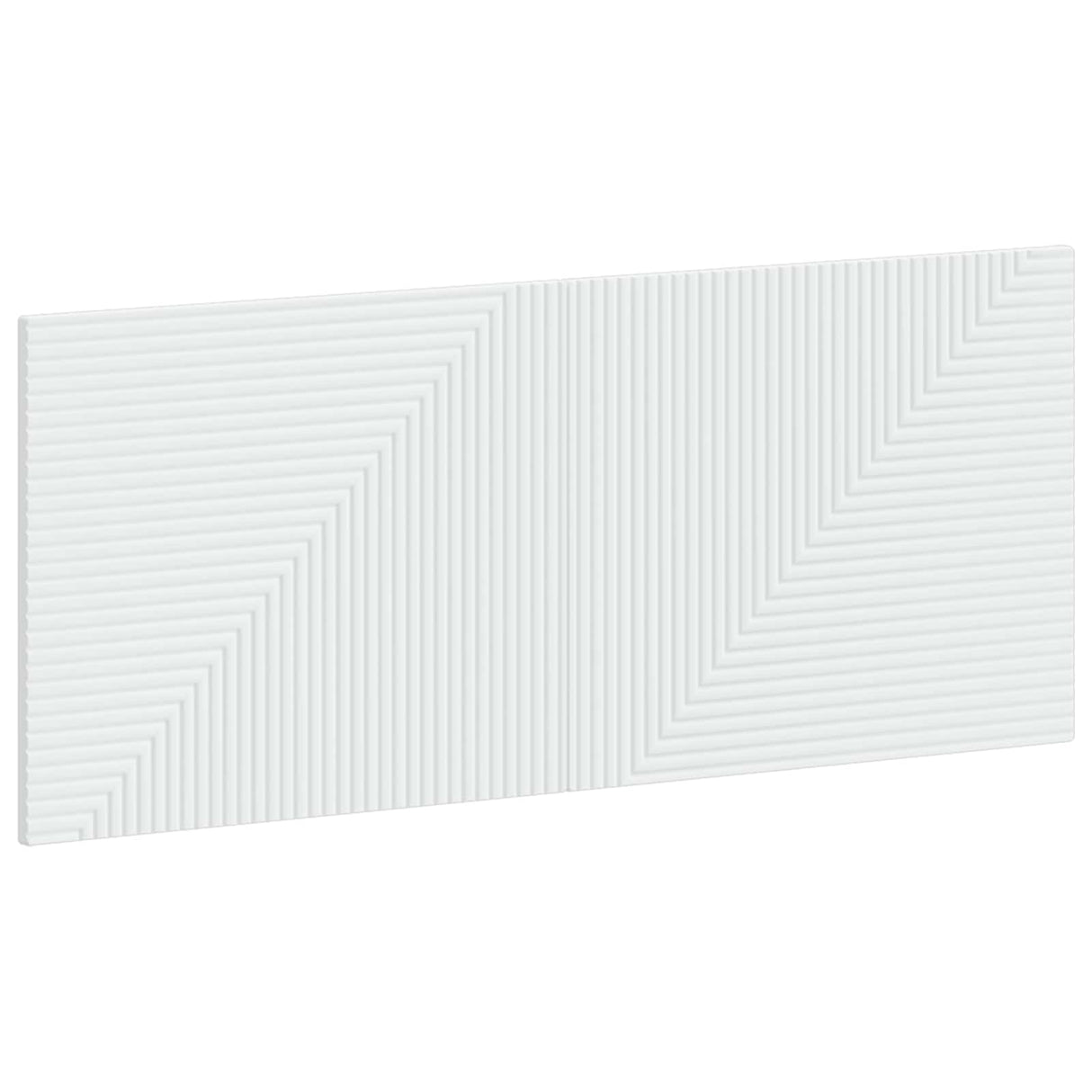 vidaXL Wall-Mounted Headboard HAARLEM White Engineered Wood