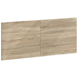 vidaXL Wall-Mounted Headboard HAARLEM White Engineered Wood
