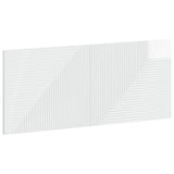 vidaXL Wall-Mounted Headboard HAARLEM White Engineered Wood