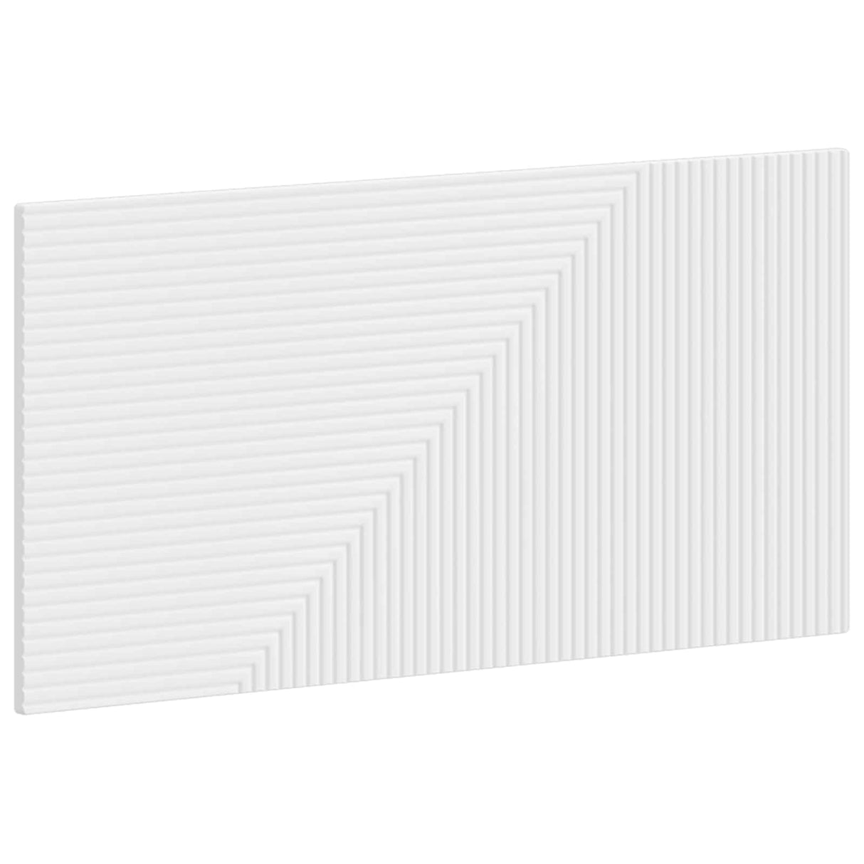 vidaXL Wall-Mounted Headboard HAARLEM White Engineered Wood