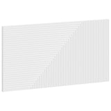 vidaXL Wall-Mounted Headboard HAARLEM White Engineered Wood