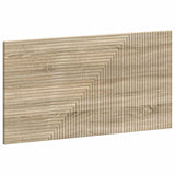 vidaXL Wall-Mounted Headboard HAARLEM White Engineered Wood