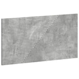 vidaXL Wall-Mounted Headboard HAARLEM White Engineered Wood