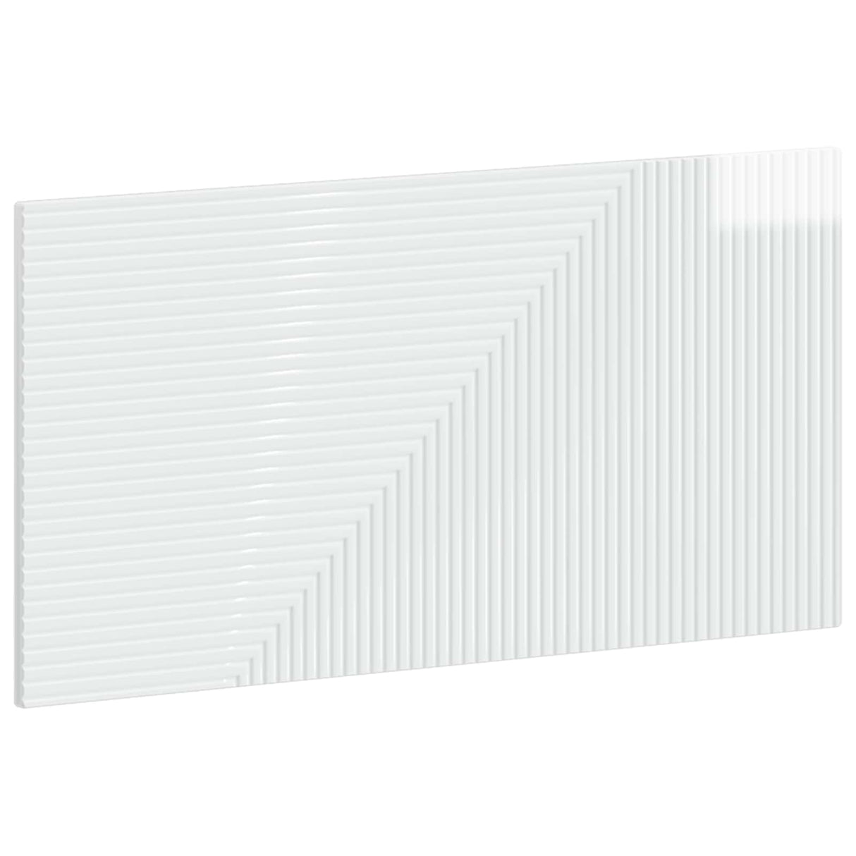 vidaXL Wall-Mounted Headboard HAARLEM White Engineered Wood