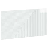vidaXL Wall-Mounted Headboard HAARLEM White Engineered Wood