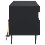 vidaXL LED tv-meubel Wit Bewerkt hout