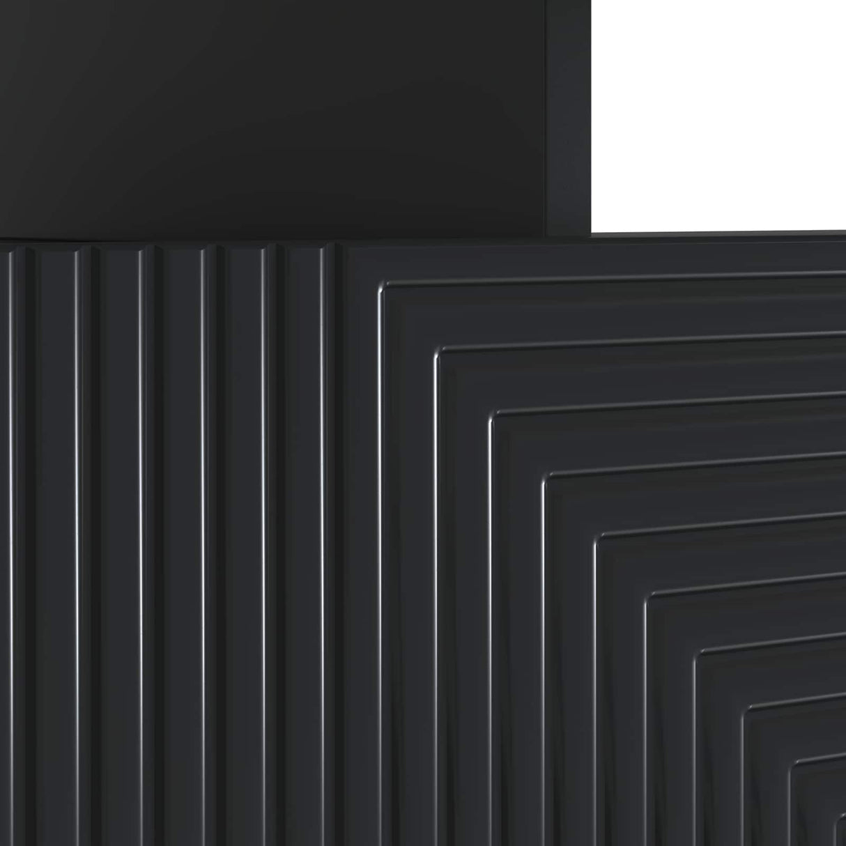 vidaXL LED tv-meubel Wit Bewerkt hout