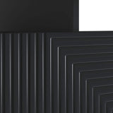 vidaXL LED tv-meubel Wit Bewerkt hout
