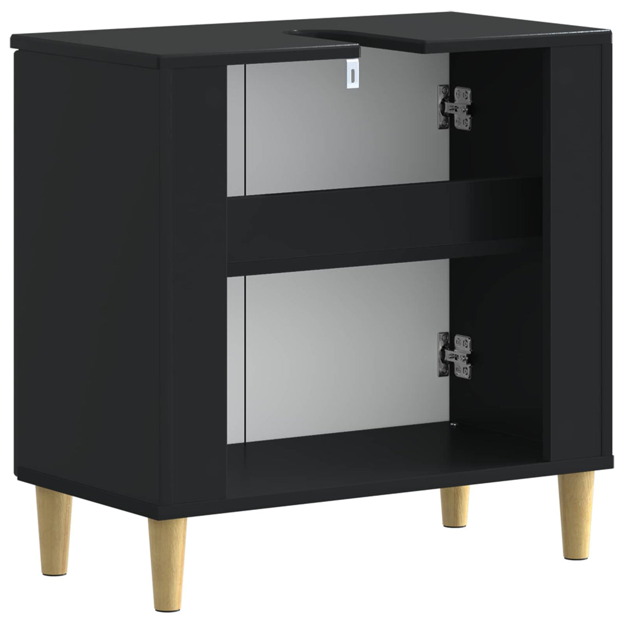 vidaXL Bathroom Vanity Cabinet DELFT White 59.5 x 31.5 x 59 cm