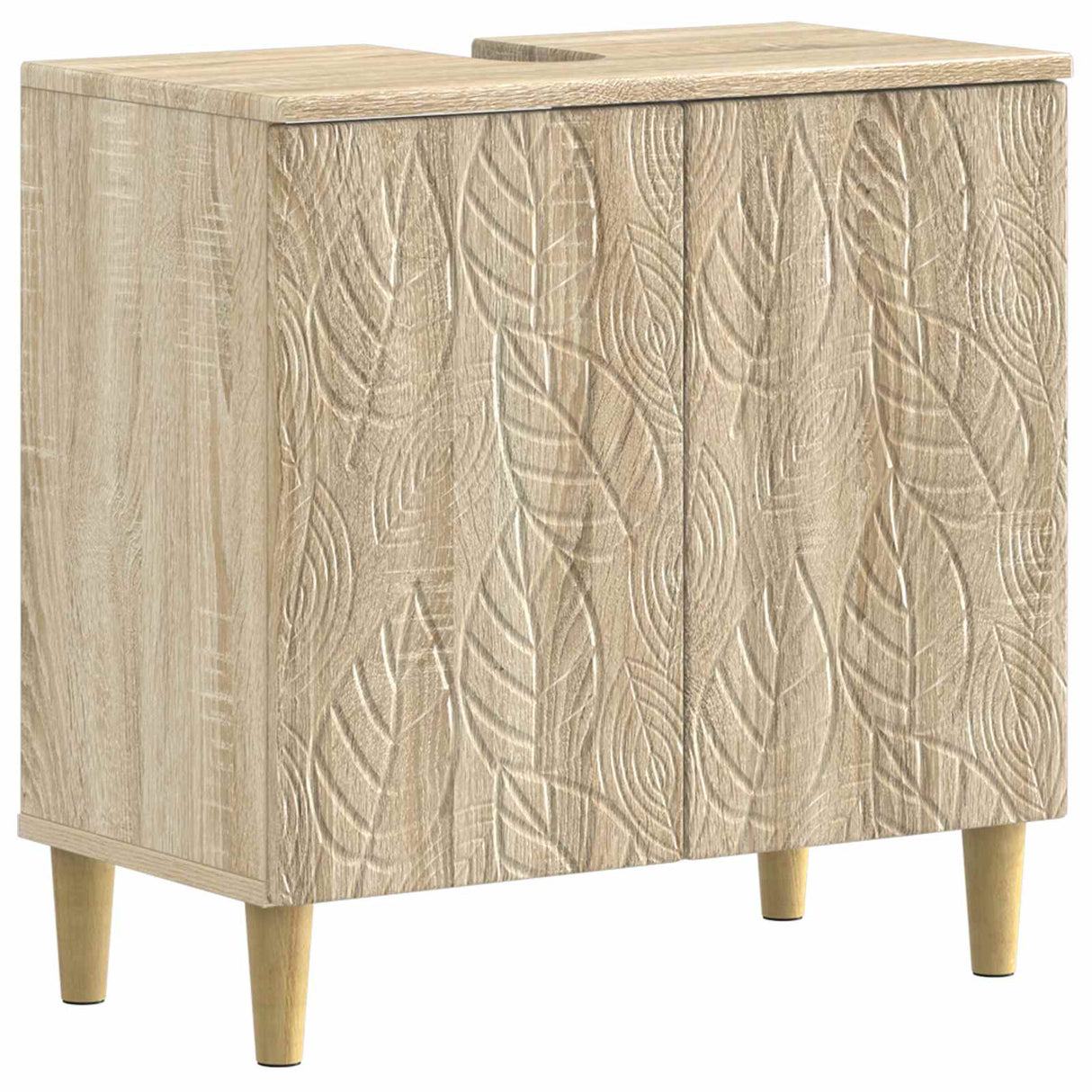 vidaXL Bathroom Vanity Cabinet DELFT White 59.5 x 31.5 x 59 cm