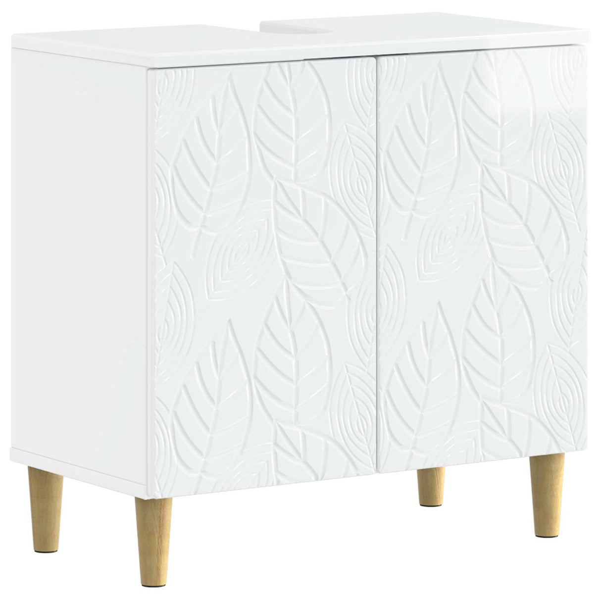 vidaXL Bathroom Vanity Cabinet DELFT White 59.5 x 31.5 x 59 cm