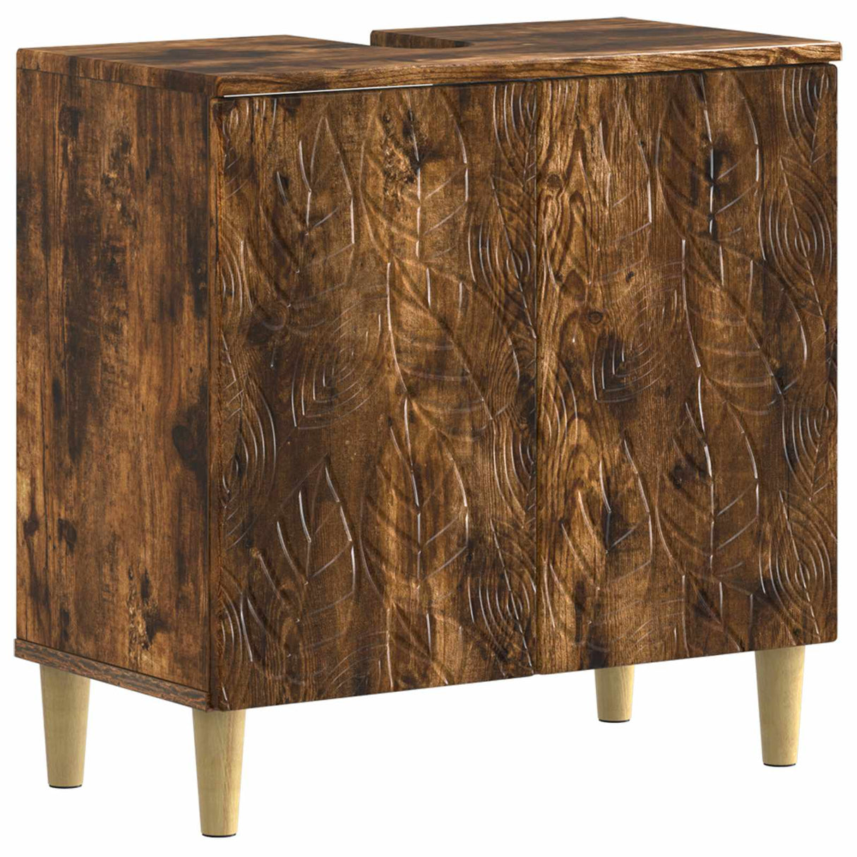 vidaXL Bathroom Vanity Cabinet DELFT White 59.5 x 31.5 x 59 cm