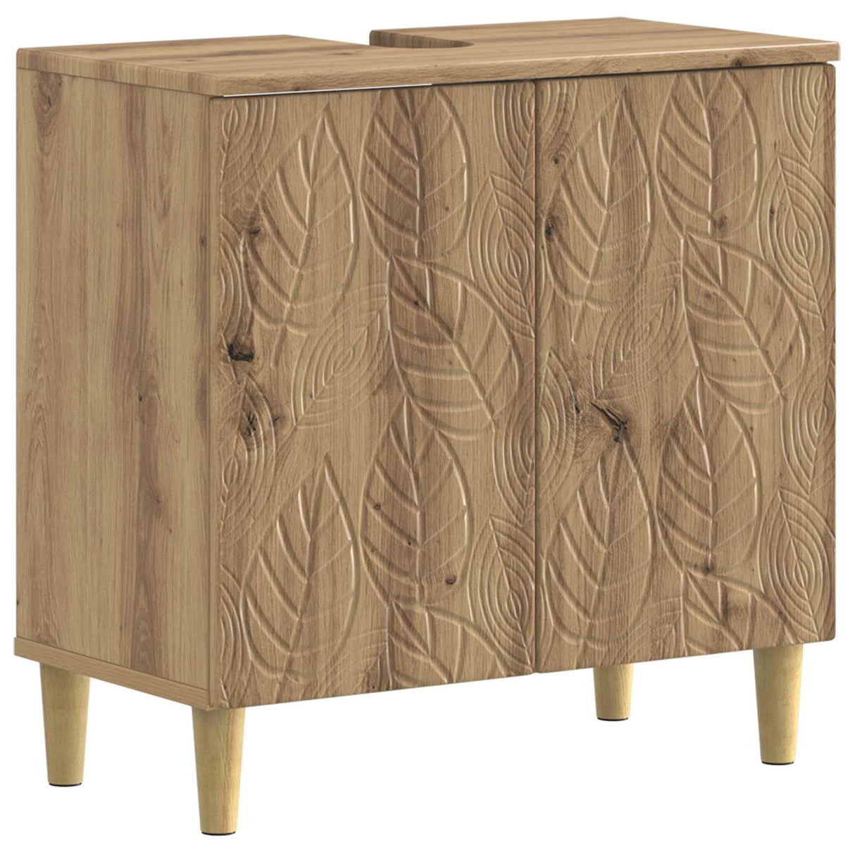 vidaXL Bathroom Vanity Cabinet DELFT White 59.5 x 31.5 x 59 cm