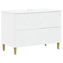 vidaXL Wastafel kabinet voor de badkamer DELFT Wit 82 x 41 x 59 cm