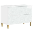 vidaXL Wastafel kabinet voor de badkamer DELFT Wit 82 x 41 x 59 cm
