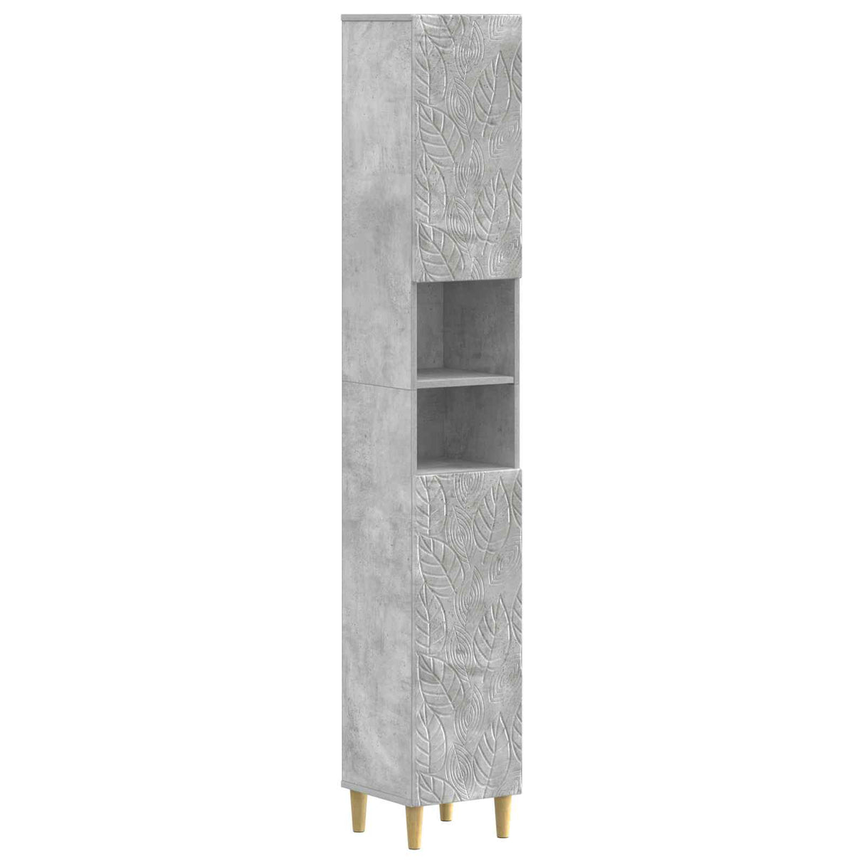 vidaXL Bathroom Cabinet with Open Shelf DELFT White 30 x 31 x 190 cm