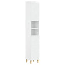 vidaXL Bathroom Cabinet with Open Shelf DELFT White 30 x 31 x 190 cm