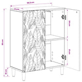 vidaXL Bathroom Storage Cabinet DELFT White 59.5 x 31 x 80 cm Engineered Wood