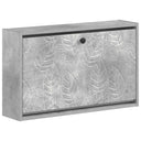 vidaXL Wandgemonteerde Schoenenkast DELFT 71 x 17 x 43 cm Bewerkt hout