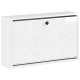 vidaXL Wandgemonteerde Schoenenkast DELFT 71 x 17 x 43 cm Bewerkt hout