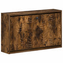 vidaXL Wandgemonteerde Schoenenkast DELFT 71 x 17 x 43 cm Bewerkt hout