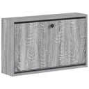 vidaXL Wandgemonteerde Schoenenkast DELFT 71 x 17 x 43 cm Bewerkt hout