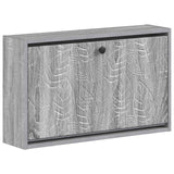 vidaXL Wandgemonteerde Schoenenkast DELFT 71 x 17 x 43 cm Bewerkt hout