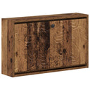 vidaXL Wandgemonteerde Schoenenkast DELFT 71 x 17 x 43 cm Bewerkt hout