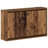 vidaXL Wandgemonteerde Schoenenkast DELFT 71 x 17 x 43 cm Bewerkt hout