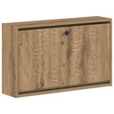 vidaXL Wandgemonteerde Schoenenkast DELFT 71 x 17 x 43 cm Bewerkt hout
