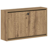 vidaXL Wandgemonteerde Schoenenkast DELFT 71 x 17 x 43 cm Bewerkt hout